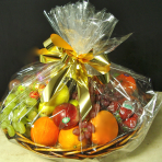 Fruit Basket Gift wrapped