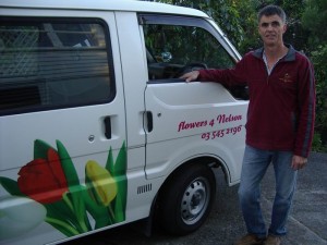 Delivery Van Flowers 4 Nelson