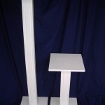 Flower pedestals for hire