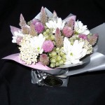 pocket posy of flowers