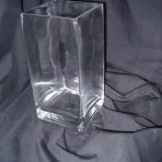 Glass Vase square shaped