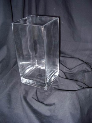 Glass Vase square shaped