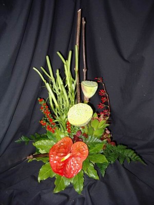 Modern  flower arrangement