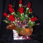 Roses in a coloured Box