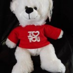 White Valentines Teddy