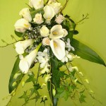 brides wedding flowers