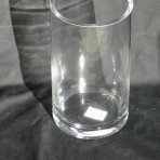 Tall glass cylinder Vase