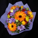 Posy of Flowers with Gerberas