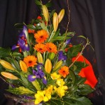 Flowers for a vase including lilies